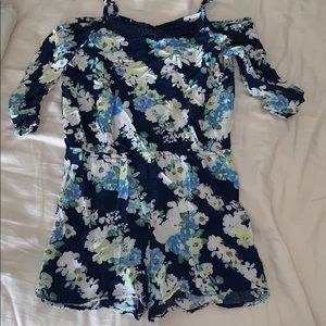children’s place floral kids romper.